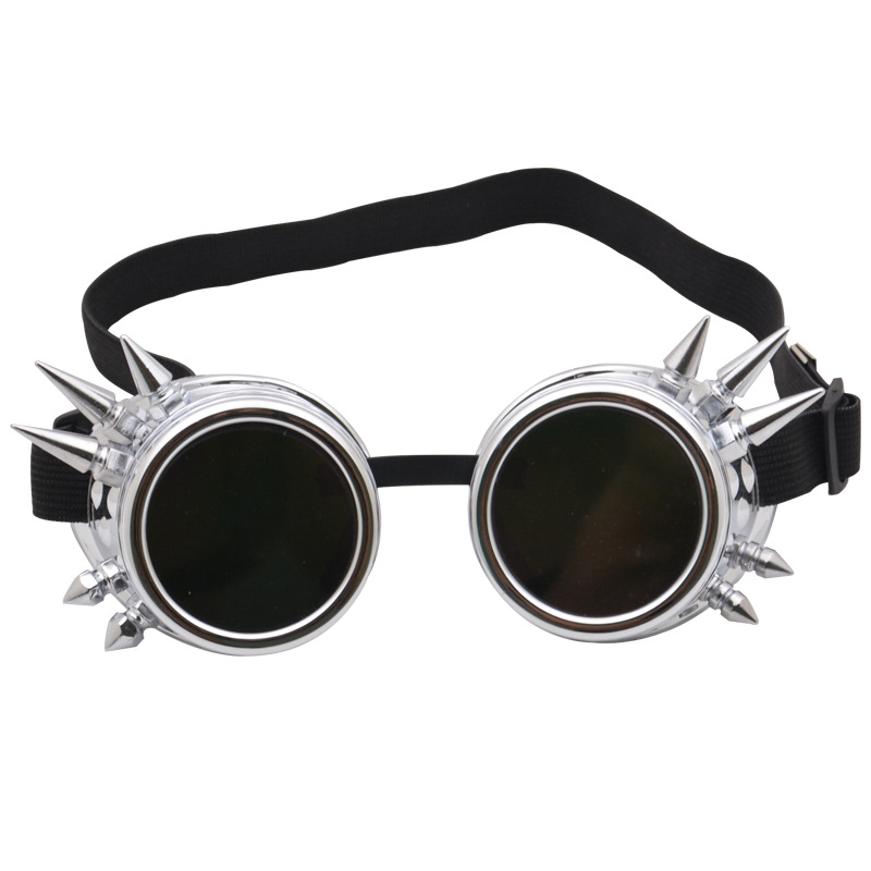 Liuding Steampunk Industrial Glasses Cycling Style Personalized Goggles Windproof Double layer Sunglasses_voghion.com