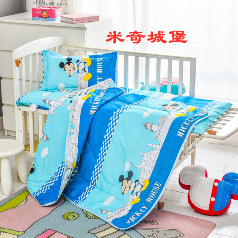 幼儿园空调被60*120全棉夏被可机洗水洗薄被子床垫可爱卡通汪汪队