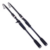 Portable vibration Expansion Road Asian pole carbon short -handed straight handle handle fishing rod Far switching rod fishing rod throwing pole