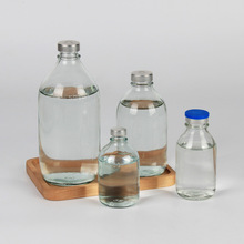 厂家供应 玻璃盐水瓶500ml点滴瓶高温输液瓶250ml香油玻璃瓶