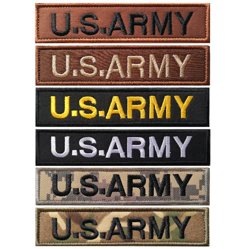 Embroidered Long Striped Chest Badge U.S. ARMY Patch Velcro Military 101st Airborne Division Arm Patch Cloth Patch