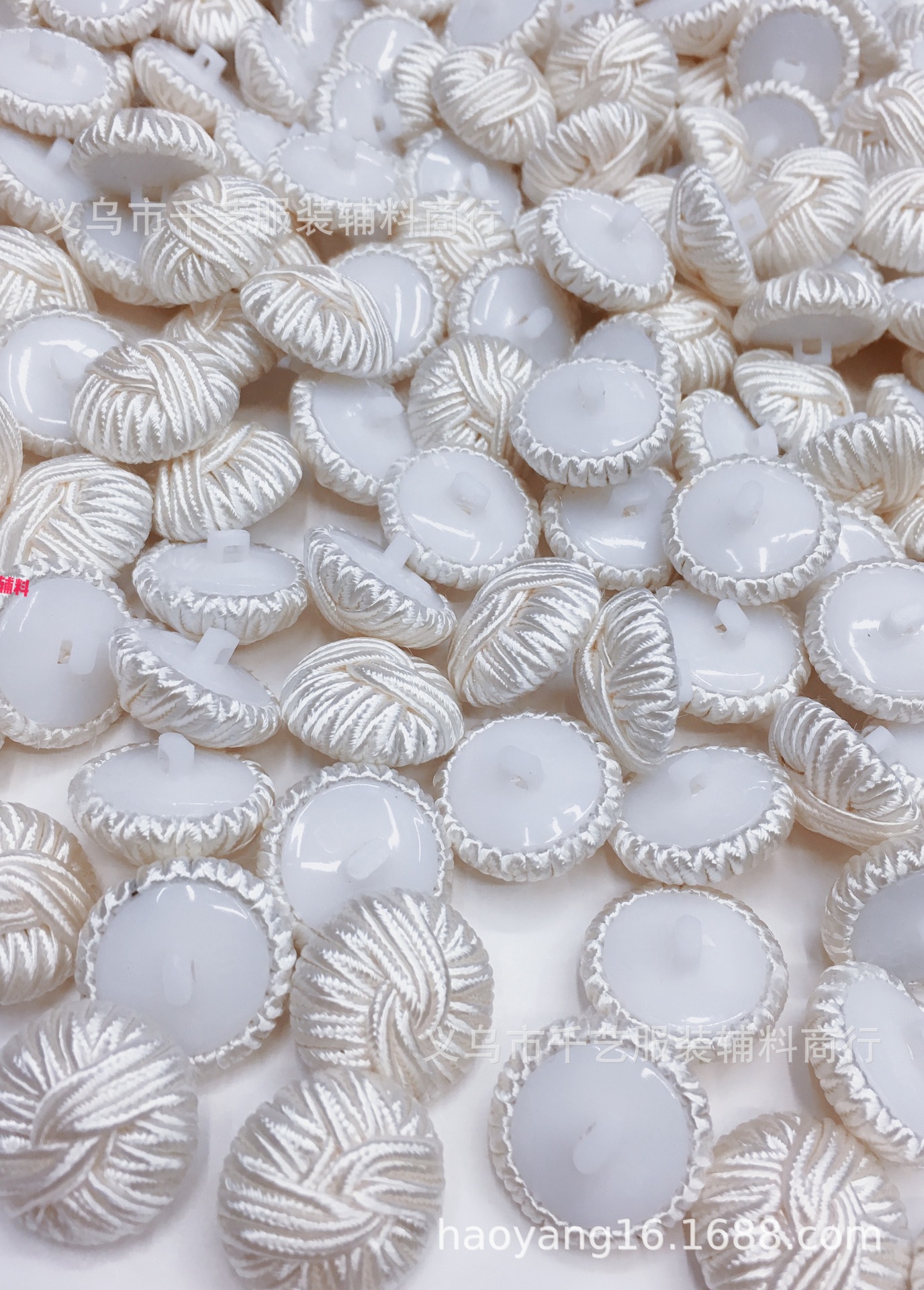 手工人造丝压脚包扣,DIY工艺纽扣,包扣,中国结盘扣(图)