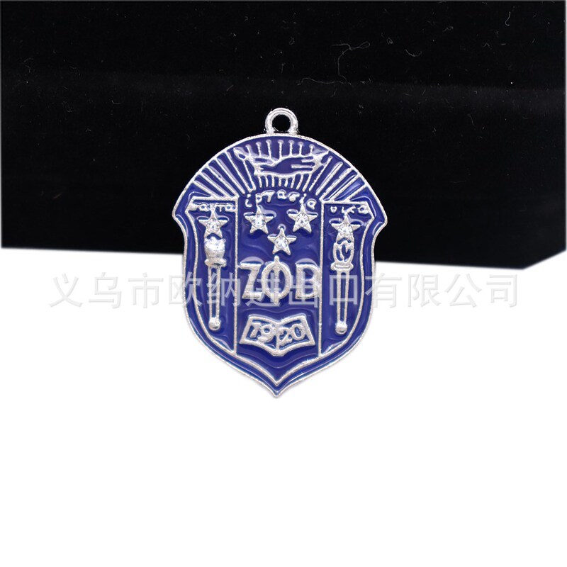 European and American New Alloy ZPB Series Zeta Phi Beta Greek Women Sorority Jewelry Accessories Wholesale European and American New Alloy ZPB Series Zeta Phi Beta Greek Women Sorority Jewelry Accessories Wholesale