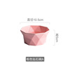 Creative fruit salad dish bowl combination masonry snack dessert bowl matte matte color glaze ceramic tableware