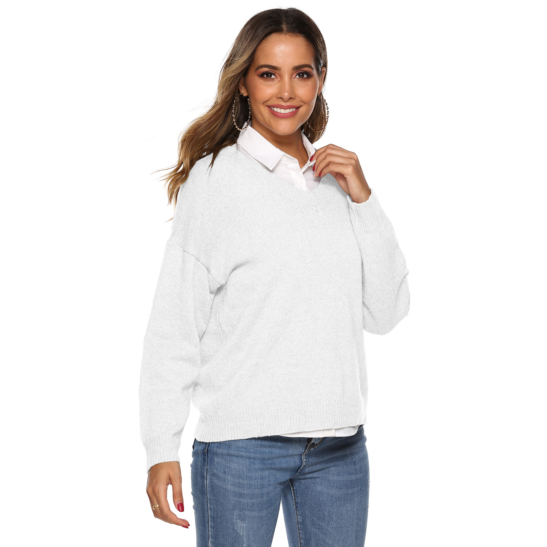 Pull femme en Fibre de polyester Polyester  - Ref 3414227 Image 73