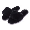 Plush slippers indoor anti -slip cotton shoes winter home beef tendon bottom floor