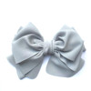 Genuine hair accessory handmade, cloth with bow, fashionable accessories, South Korea, floral print