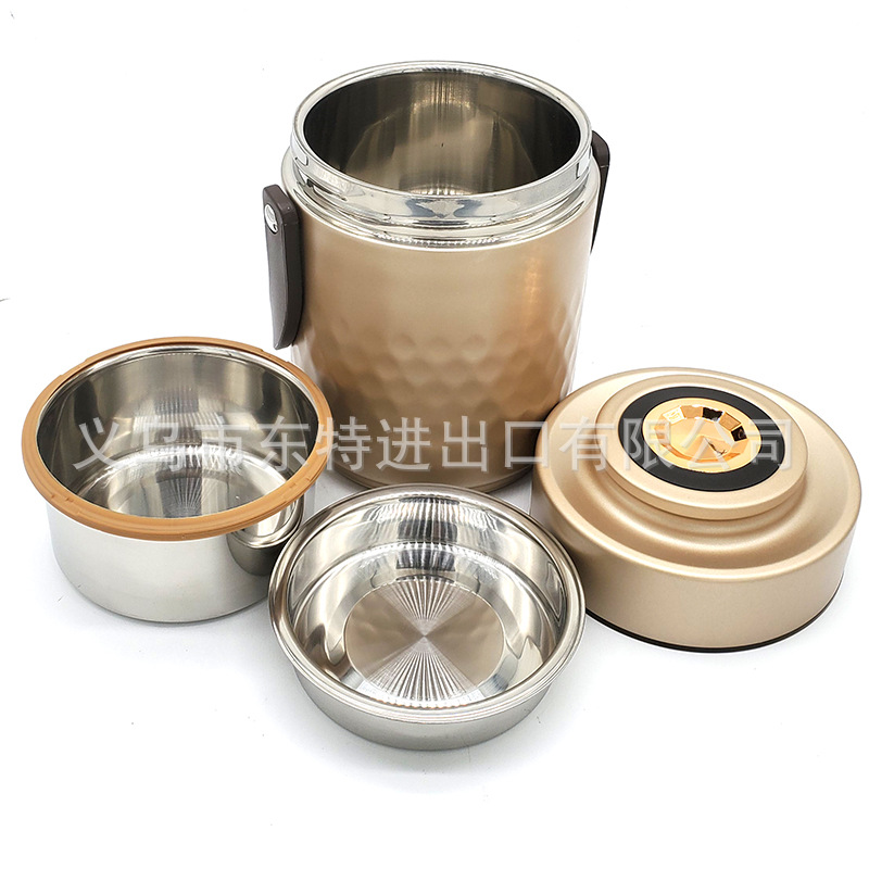 Factory direct sales of stainless steel lunch boxes, vacuum insulated pot, multi-layer sealed lunch boxes, lunch bento boxes, high-end gifts detail image 13