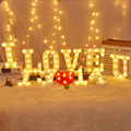 定制INS26个英文字母灯LED造型灯婚庆小夜灯生日表白求婚数字彩灯