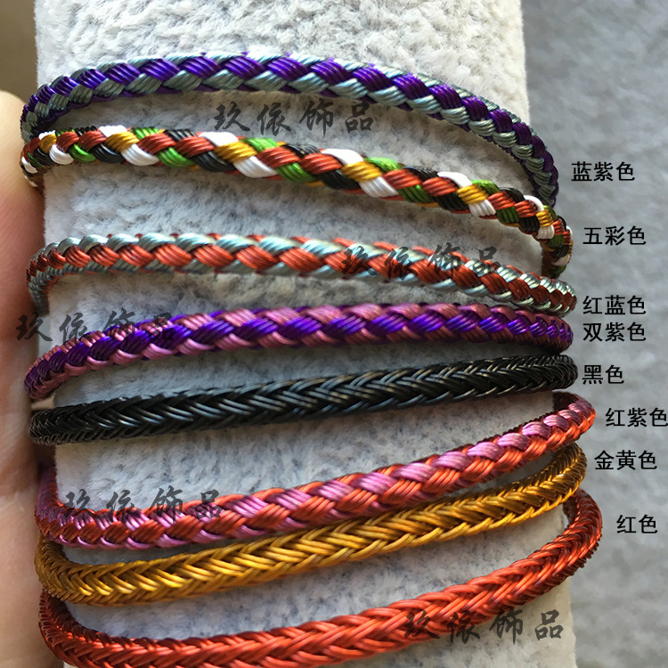 waterproof Stainless steel rope Steel wire Shop Jewelry store weave Rope circular gules DIY Bracelet Jewelry