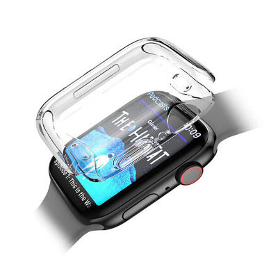 适用苹果手表4代表壳 apple watch4代垫脚防摔TPU电镀手表保护壳|ms