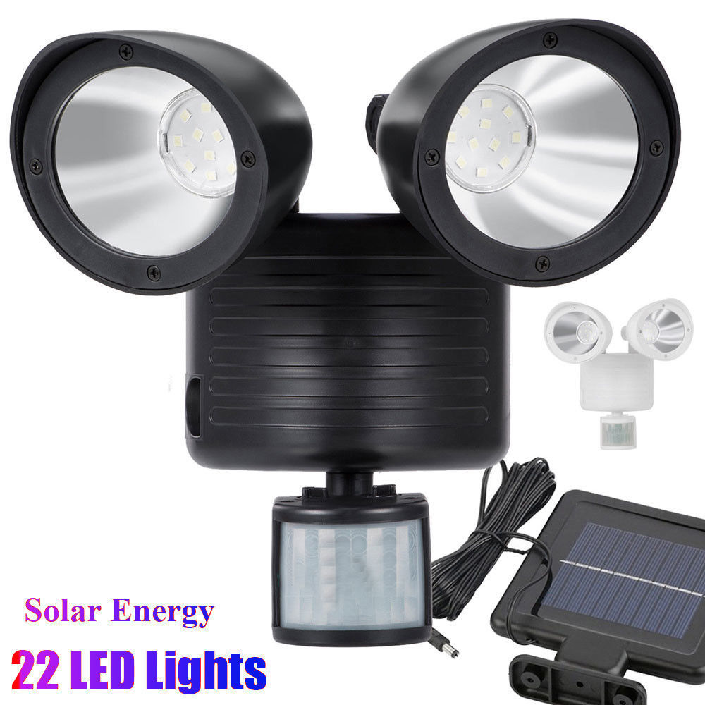 Dual Security Detector Solar Spot Light