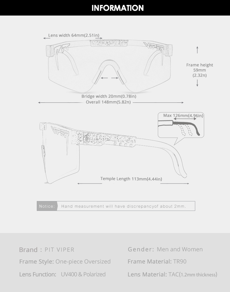 Pit Viper Sunglasses Style 7