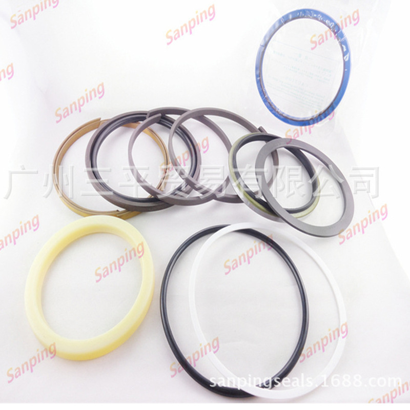 挖掘机配件密封件适用于EX220-1 中臂液压油缸斗杆油缸油封修理包