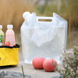 户外5L自驾野营旅行便携水桶水袋骑行登山折叠水壶饮水盛水储水