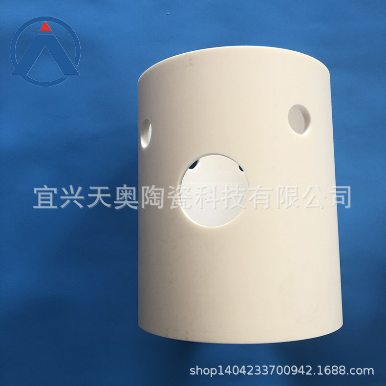 厂家销售95氧化铝陶瓷管 耐温大规格陶瓷环