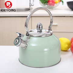 南方廠家批發新款日本壺3L咖啡泡茶鳴音壺不鏽鋼手柄鳴笛燒水壺