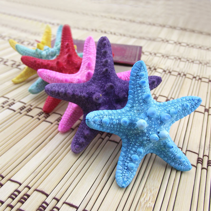 天然五角霸王 特白漂白海星 头饰装饰 婚礼地台地中海装饰 真海星|ms