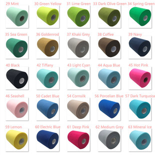 Thickened 100Y American Mesh Roll Organza Wedding Decoration Cloth Roll Gauze tutu Skirt Mesh