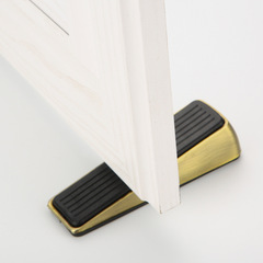 Zinc alloy anti-collision door stop movable door stop room door rubber door stopper nail-free installation anti-slip rubber door stopper