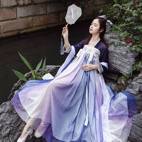 Star Hanfu student full chest ruskirt Princess Gu Gu Chao FAIRY DRESS Han elements