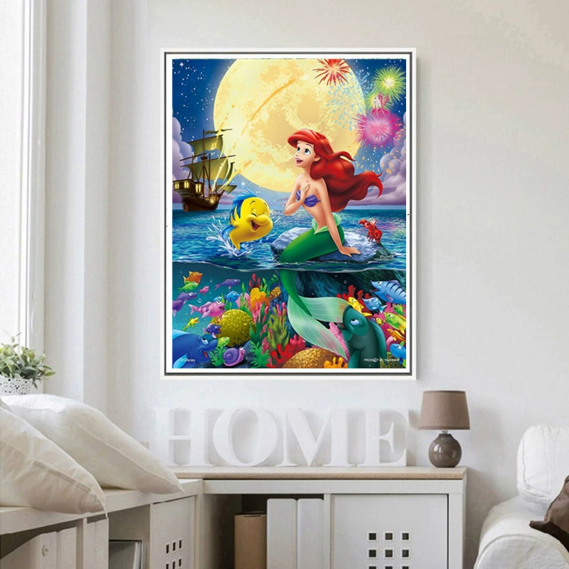 Посадочная плитка для Diamond Painting, Little Mermaid, стирка стразов, вышивка, прямые продажи от производителя