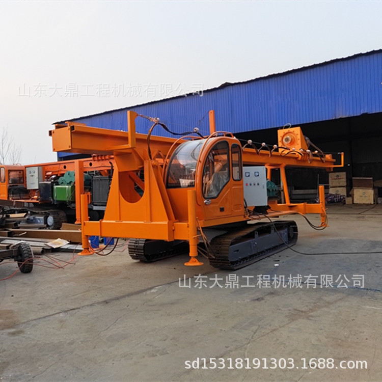 10米长螺旋打桩机 履带式长螺旋打桩机 抗浮锚杆长螺旋打桩机现货