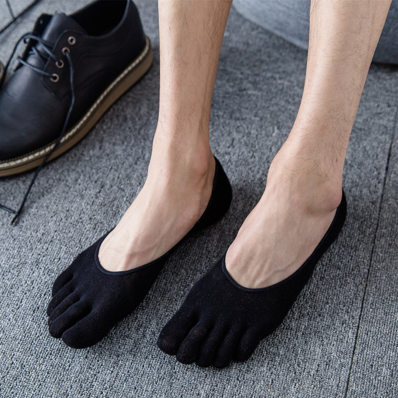 Men's five-finger socks summer cotton invisible five-finger socks