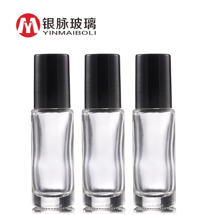 Transparent rollerball perfume