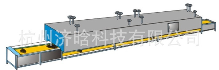 隧道式宽网带速冻机