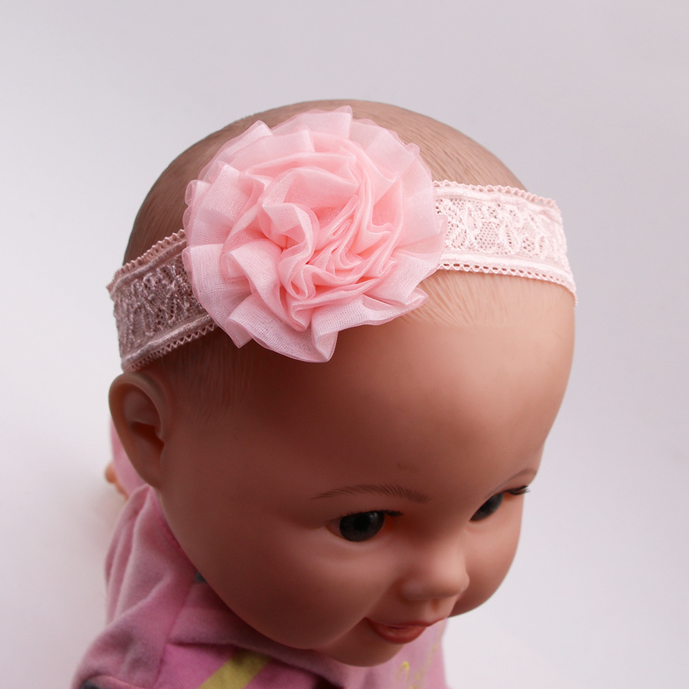 Kid's Sweet Flower Cloth Hair Band display picture 2