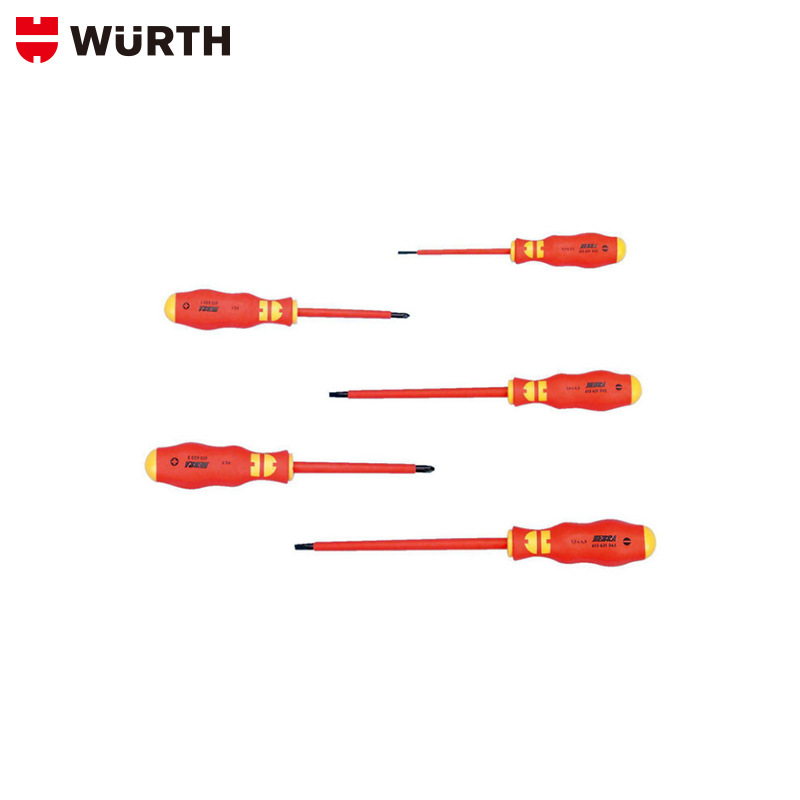 wurth/伍尔特VDE 一字/十字槽头螺丝刀套件 螺丝刀
