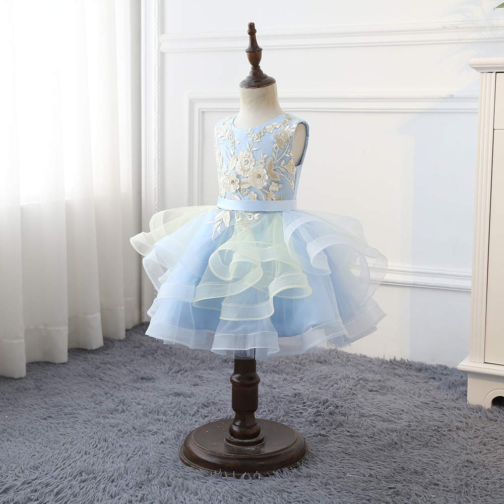 New foreign trade children's dress sleev...