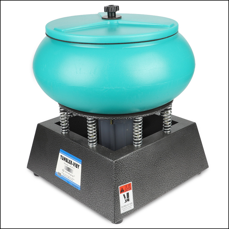 110V/220V 17Inch 350W Electric Vibrating Tumbler Vibratory Rock Tumbler Bowl Tum
