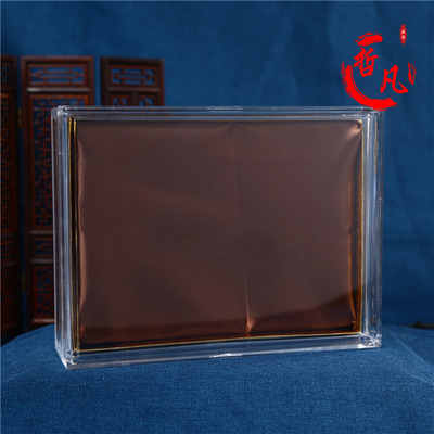 direct deal PS Acrylic Heaven and earth covered sea cucumber Rana oil Packaging box Health products transparent Square box wholesale