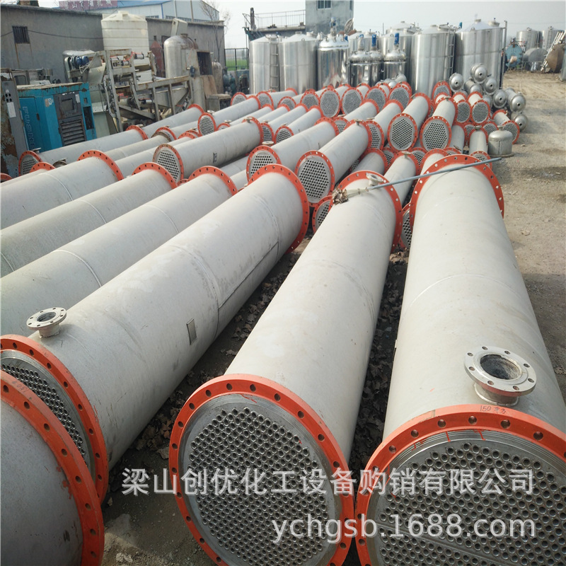 处理二手碳钢冷凝器 管壳式冷凝器换热器 30平方列管式冷凝器