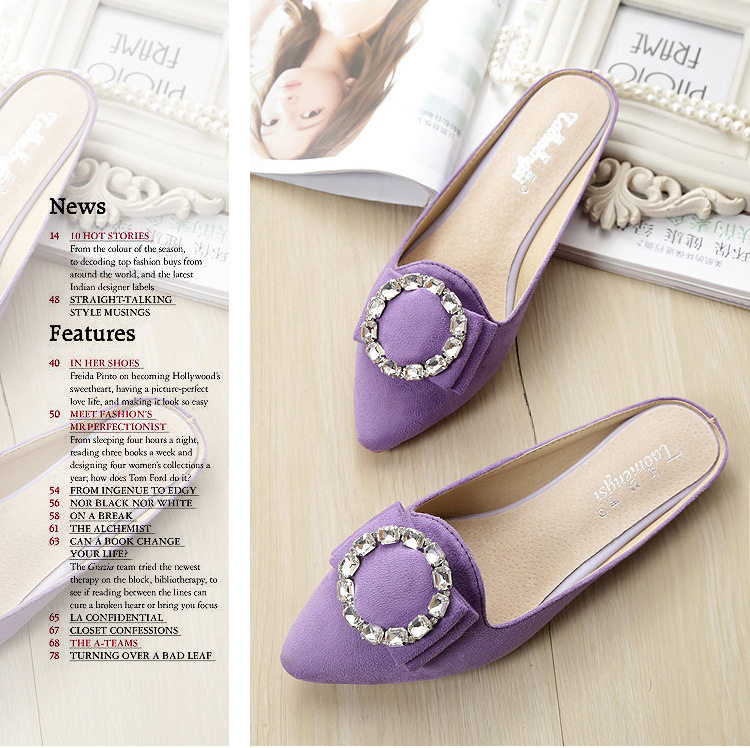 Dép sandal nữ bít mũi đế mềm đính đá — A1-3 Màu mơ, A1-6 màu hồng, Màu trắng A1-3, Màu tím A1-6 chi tiết 18