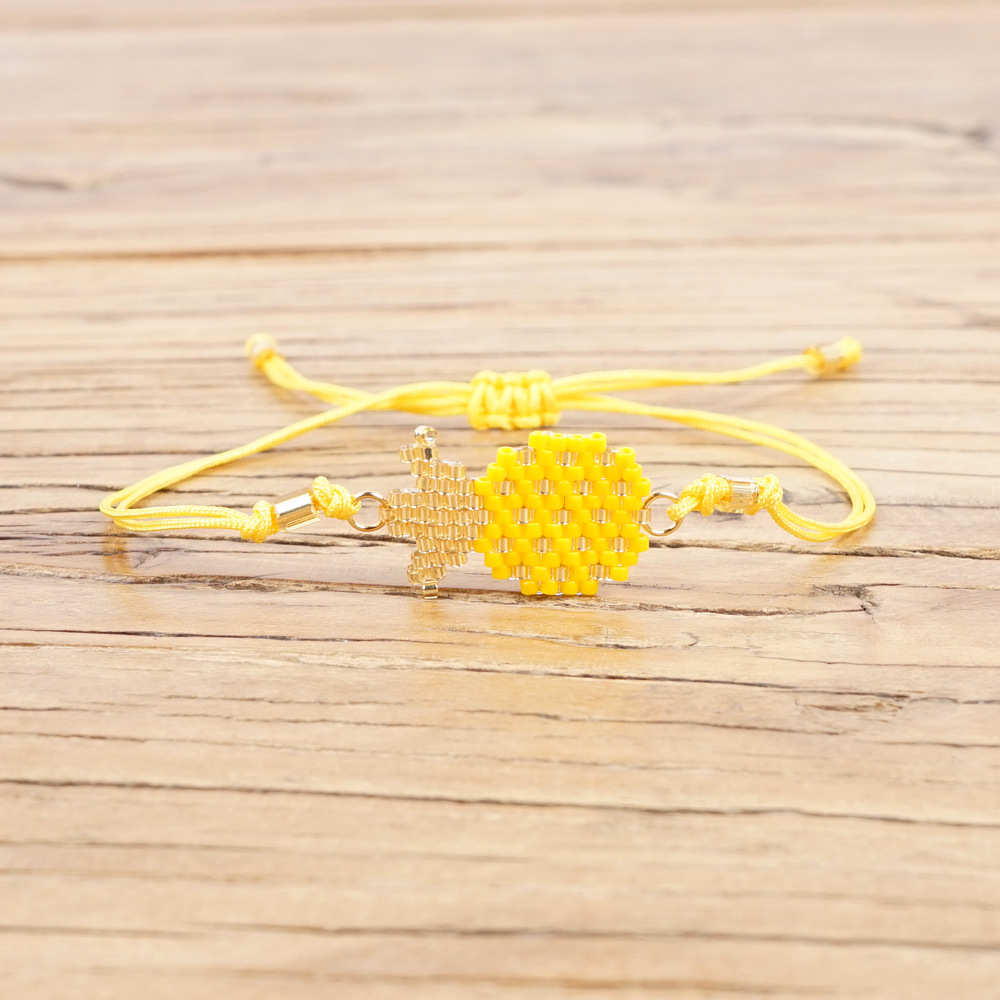 Women Bracelet Fruit Jewelry Miyuki Rice Beads Hand-woven Pineapple Pineapple Friendship Rope display picture 8