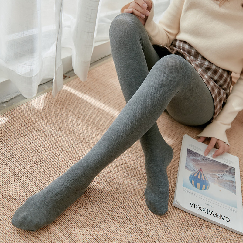 2019 Autumn New Macaron Color Combed Cotton Any Cut Slim Pressure Leggings Single Layer Thin 150g