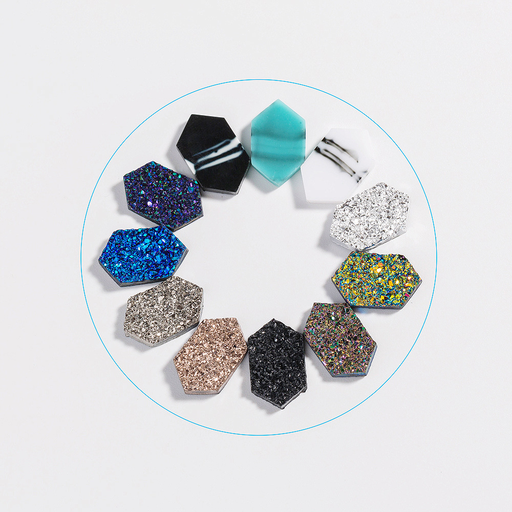 Fashion Trend Multicolor Crystal Cluster Ring display picture 4