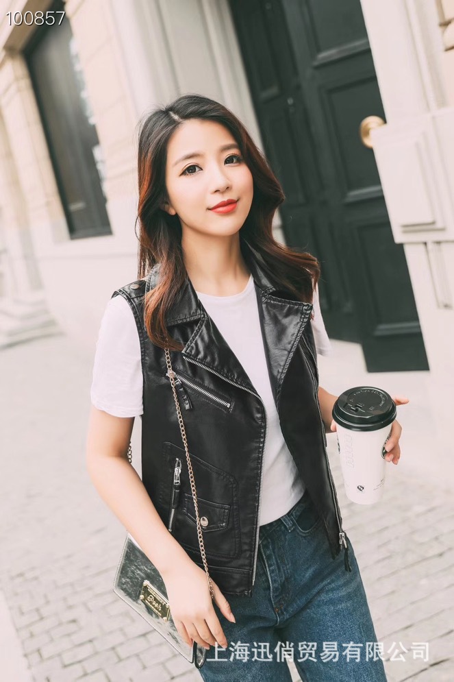 Gilet femme RAPIDE en Cuir PU - Ref 3317313 Image 14