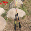 Luya rod sea raft fishing rod, black inserting a knot of 1.6 meters, 1.8 meters, 2.1 meters 2.4 meters, glass reinforced pole