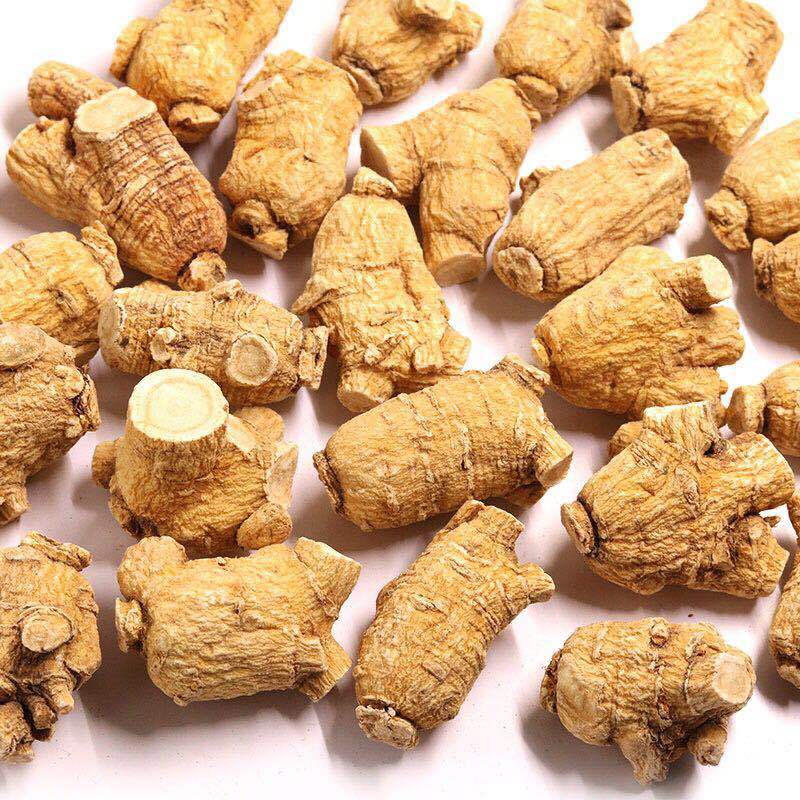 American Ginseng Root Sections and Round Granules Dried Panax quinquefolius for Cooking and Tea 500g overview