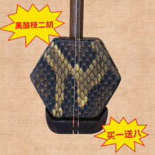 厂家批量直发13鳞花专业黑酸枝二胡 玉强批发民族乐器二胡