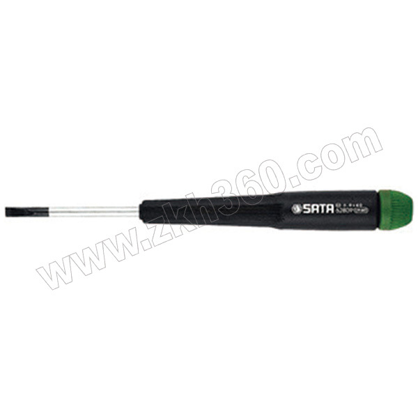 一字微型塑柄螺丝批SATA/世达SATA-628163.0×75mm