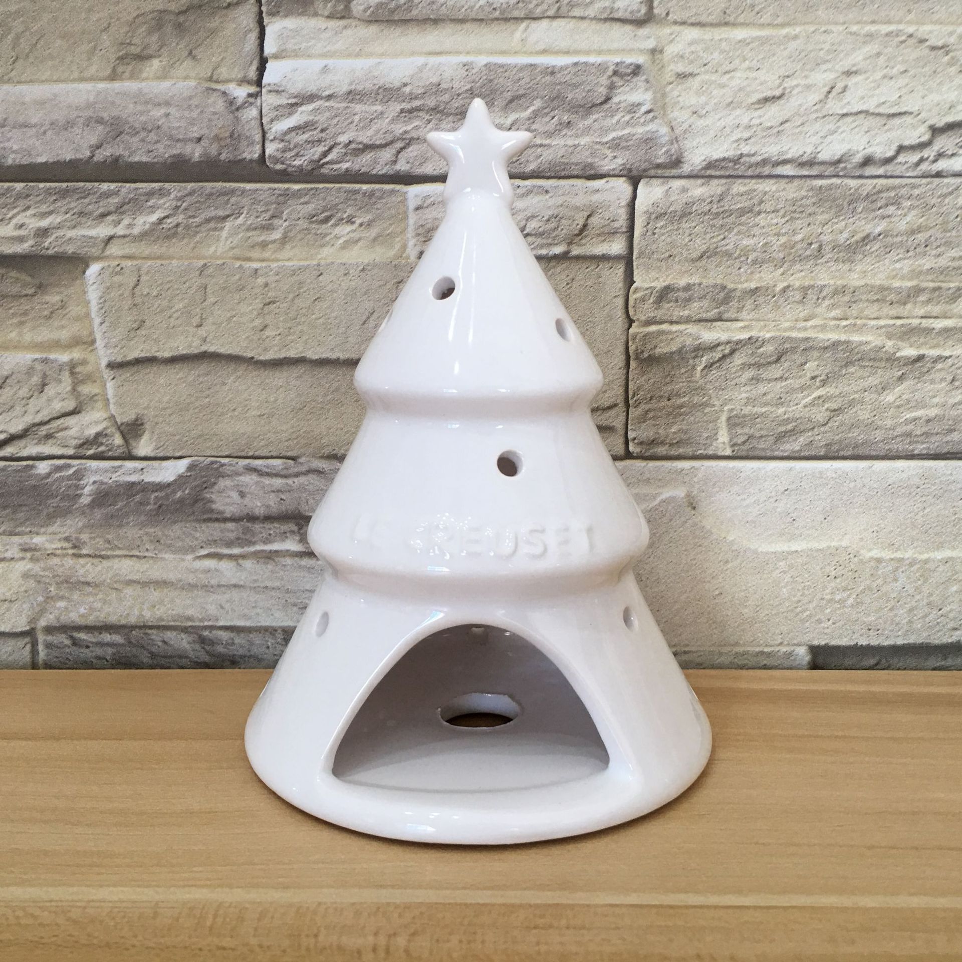 欧式圣诞烛台陶瓷工艺品蜡烛摆件圣诞树浪漫温馨环保礼品几何烛台