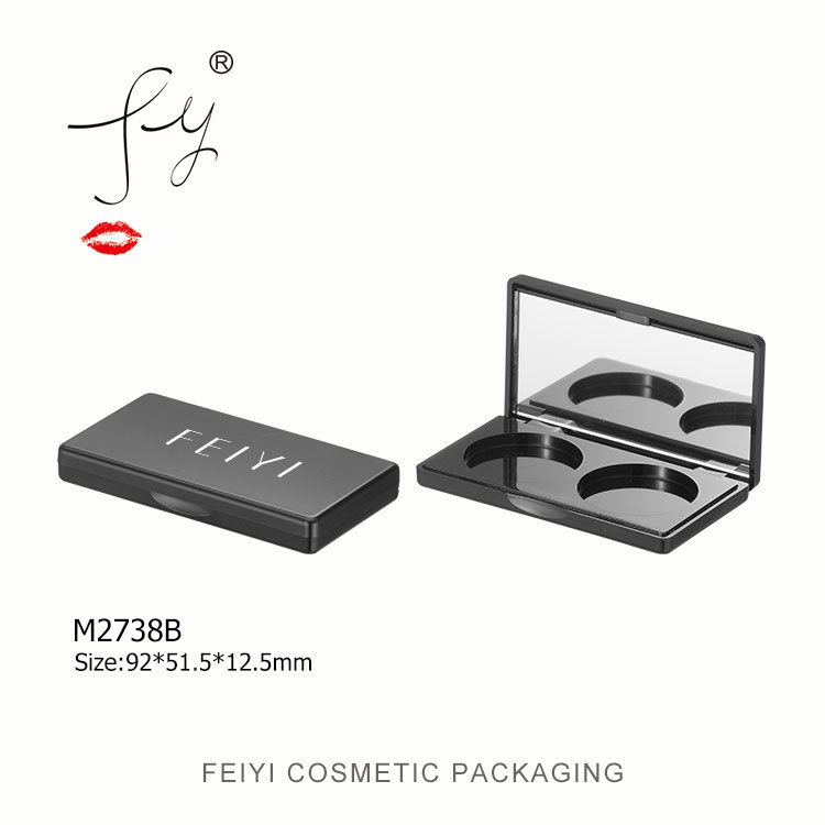 长方形时尚彩妆眼影盒 外贸品质 高档眼影粉盒 M2738B