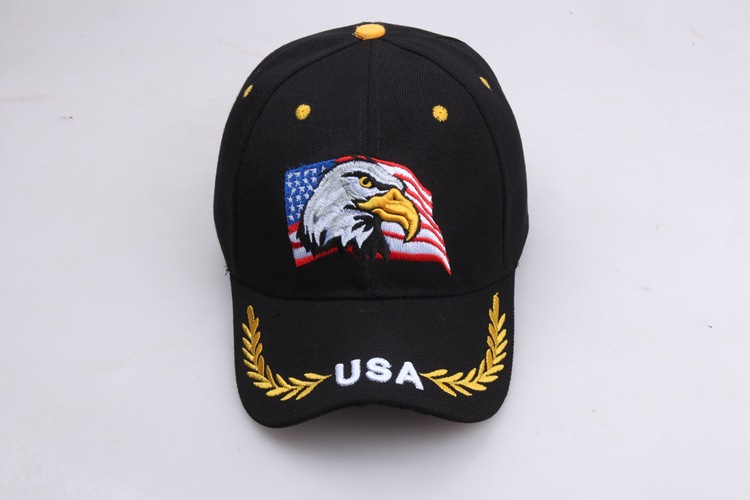 Lanyin Eagle Flag Five Point Star bestickter Baseball-Entenzungen-Sonnenhut Tide_voghion.com