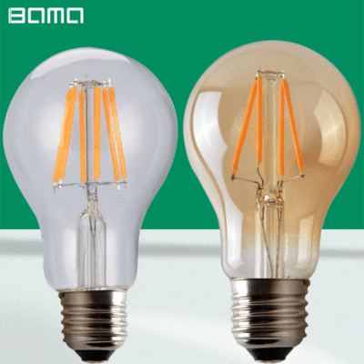 led Bulb lamp a60 bulb Retro Filament bulb E27 Screw white light Energy-saving ball bulb