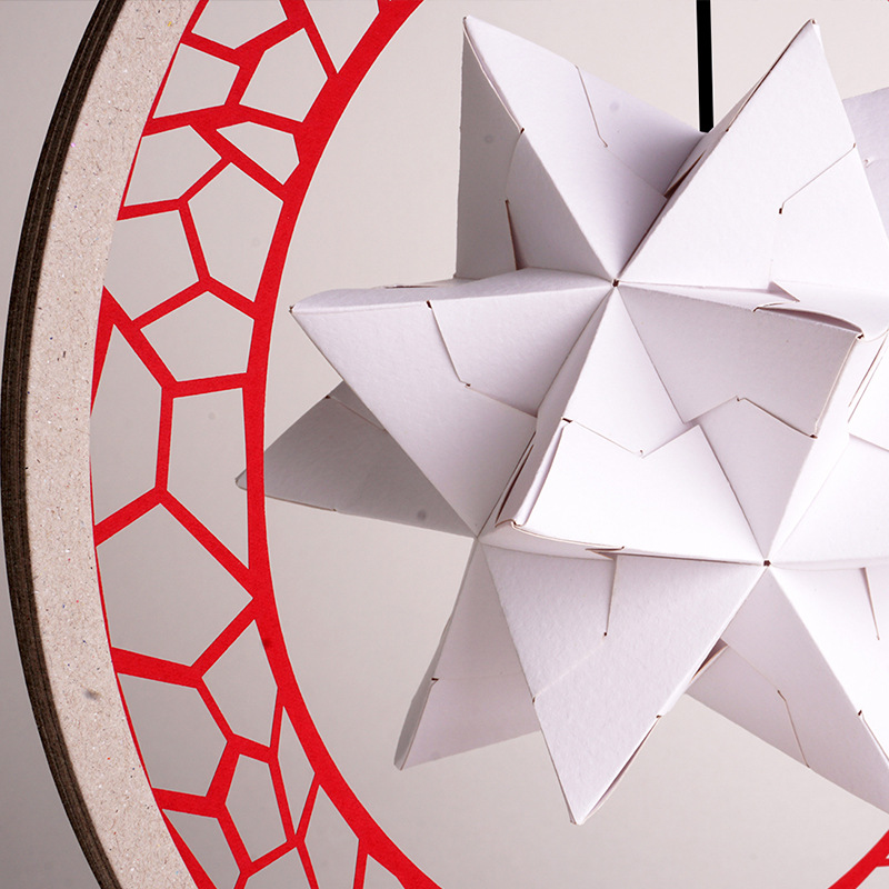 LED创意纸雕小夜灯手工DIY制作3D纸质工艺品 居家装饰 创意礼品